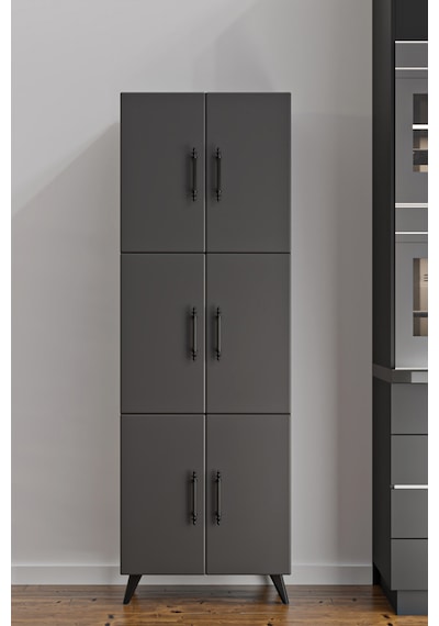 Ae-3010 Nehir Antrasit Gri Çok Amaçlı Mutfak Dolabı & Banyo Dolab