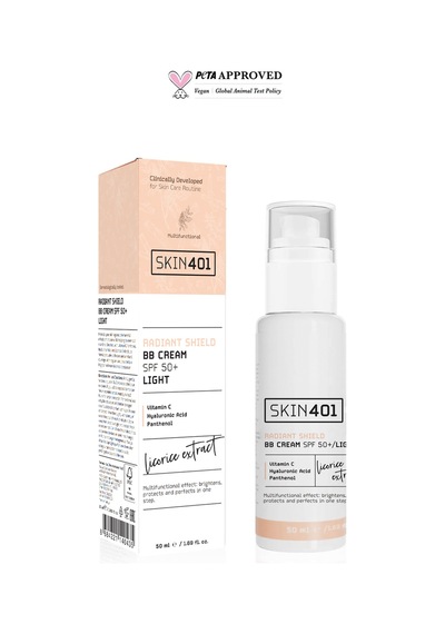 Skin401 Multi-fonksiyonel Aydınlatıcı Bb Krem Spf 50+ / Açık Cilt Tonu 50ml Light Tone Light