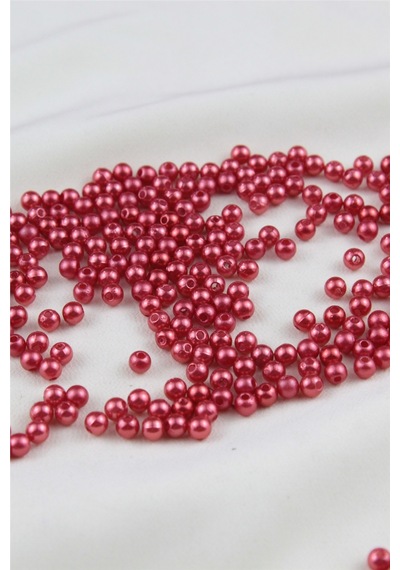 5 Mm Açık Pastel Kırmızı İnci Boncuk 30 Gr Kolye, Bileklik, Küpe Ve Takı Yapımı Diğer