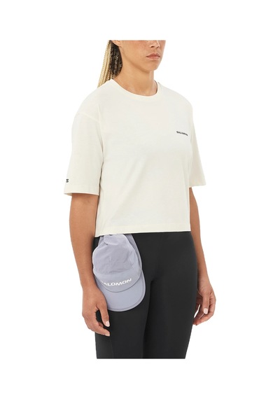 Salomon Salomon Short Tee Kadın Beyaz Tişört 17970 Beyaz