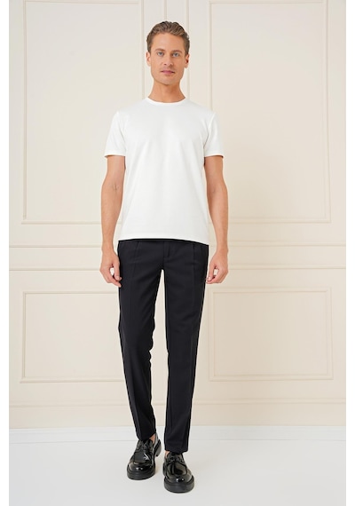 Efor P 1164 Slim Fit Siyah Klasik Pantolon Siyah