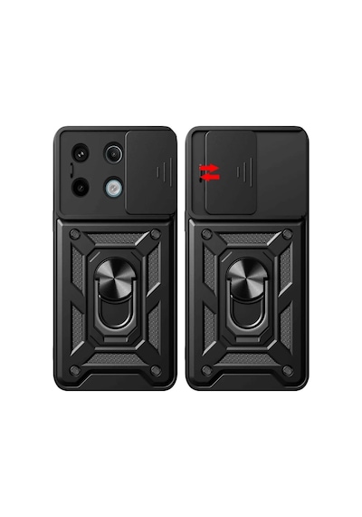 Xiaomi Redmi Note 13 Pro 4g Uyumlu Pars Lens Yüzüklü Silikon - Yeşil