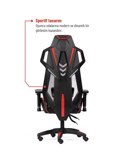 Strix Oyuncu Koltuğu Kırmızı Çok Renkli