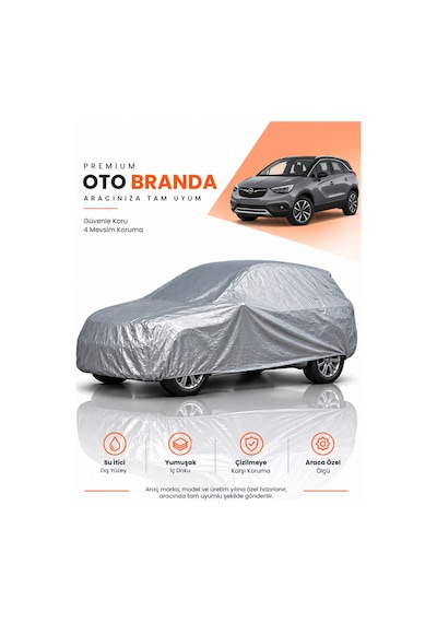 Opel Crossland X P17 2020-2020 Suv Uyumlu Araba Brandası Oto Branda Araba Örtüsü Araç Çadırı