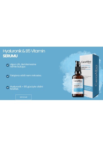 Ceraalba Hyaluronik & B5 Vitamin Serumu