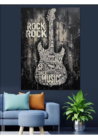 Ahşap Tablo Punk Rock Müzik Sözleri