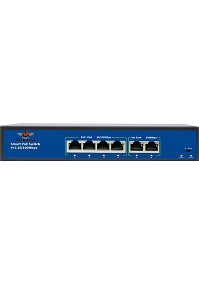 Tektra Tks-0420fbl-a 4 Port Switch-23937