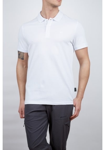 Alpinist Stratus Erkek Polo T-Shirt Beyaz