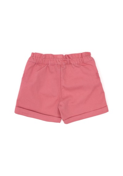 U.S. Polo Assn. Kız Çocuk Pembe Relax Fit Belden Büzgü Detaylı Jean Şort 50301833-VR167