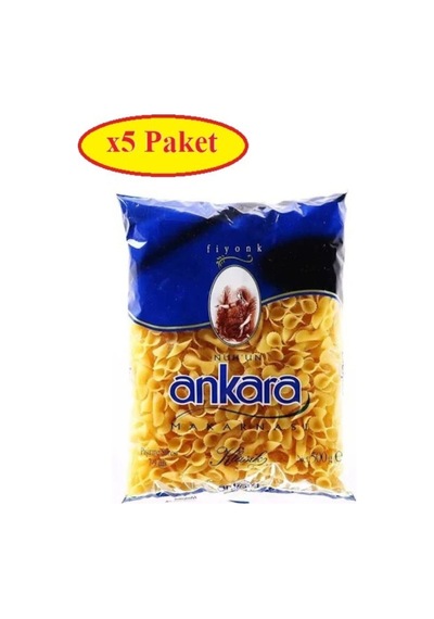 5 Paket Fiyonk Makarna 500 Gram