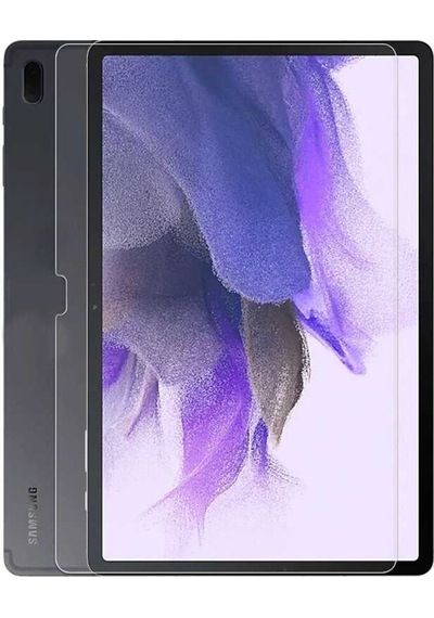 Samsung Galaxy Uyumlu Tab S7 Fe Lte T737-t736-t733-t730 Ekran Koruyucu Çizilmeye Dayanıklı Z-tablet-glass
