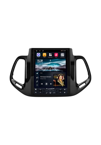 Jeep Compass 2017-2020 Tesla Android Multimedya Carplay Android Auto Navigasyon 4gb Ram 64gb 9.7''