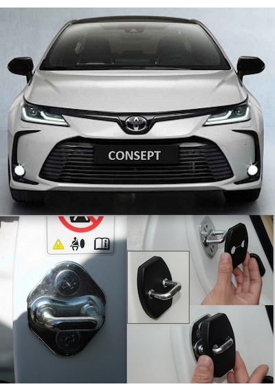 Toyota Corolla Uyumlu Kilit Koruyucu Kapak Seti (550252833)