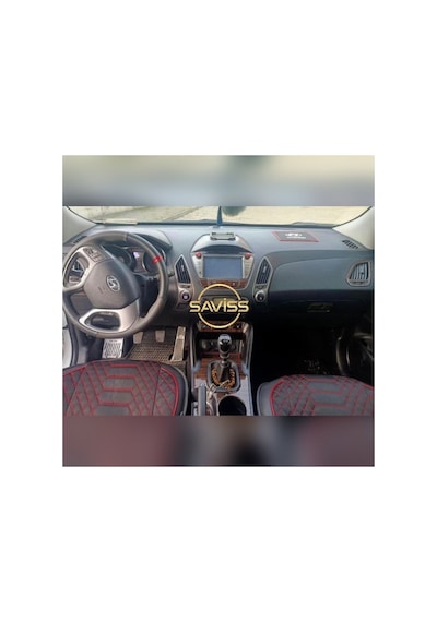 Hyundai Ix35 Uyumu Manuel Vites Özel Desen Koyu Meşe Full Set Konsol Maun Kaplama Koyu Meşe