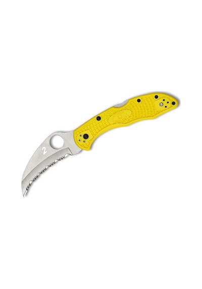 Spyderco Tasman Salt 2 Yellow Spyderedge Kamp Çakı Sarı