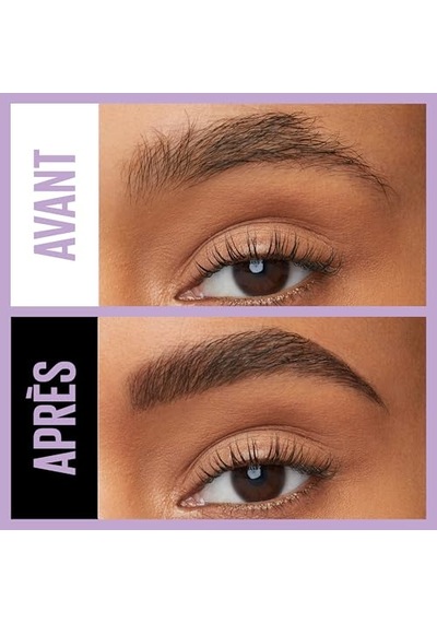 Maybelline New York Express Brow Shaping Pencil - Medium Brown Doğal Balmumu Formülü, Doğal Efekt Tonu, Disiplin Ve Yapı, Uzun Ömürlü Dayanıklılık 00