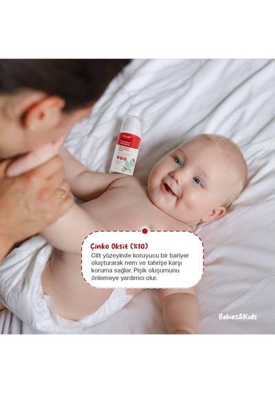 Remedium Babies & Kids Pişik Önleyici Onarıcı Bakım Kremi,%10 Çinko İçerikli, Vegan, 50 Ml
