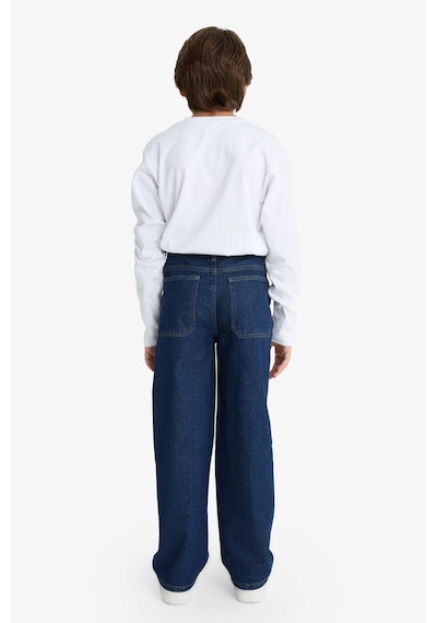 Defacto Koyu Mavi Erkek Çocuk Jean Pantolon F2258a8/nm34 KOYU MAVİ