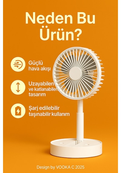 Vantilatör Fan Katlanabilir Sessiz Masaüstü Vantilatör Güçlü Motorlu Usb Şarjlı Soğutucu Fan Blic Vantilatör Fan Katlanabilir Sessiz Masaüstü Vantilatör Güçlü Motorlu Usb Şarjlı Soğutucu Fan Blic