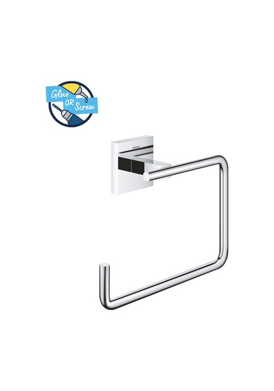 Grohe Start Cube Quickfix Halka Havluluk + Quickglue A1 Yapıştırıcı Seti Genel