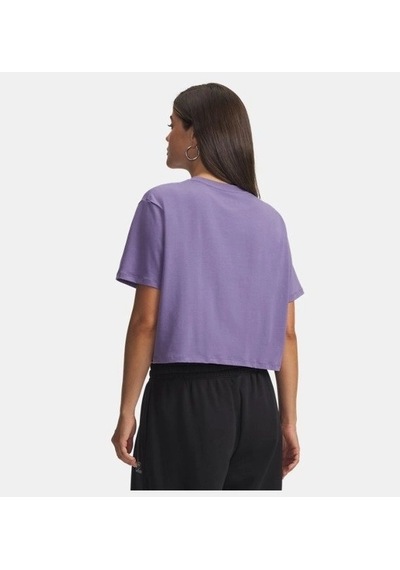 Under Armour Ua Rival Boxy Tee Solid Kadın T-shirt 6011064-520 Mor