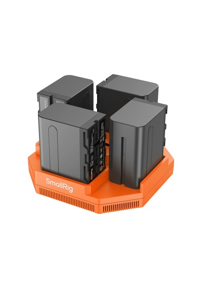 Smallrig 4837 Np-f Serisi 4 Kanallı Kamera Pil Şarj Cihazı Siyah