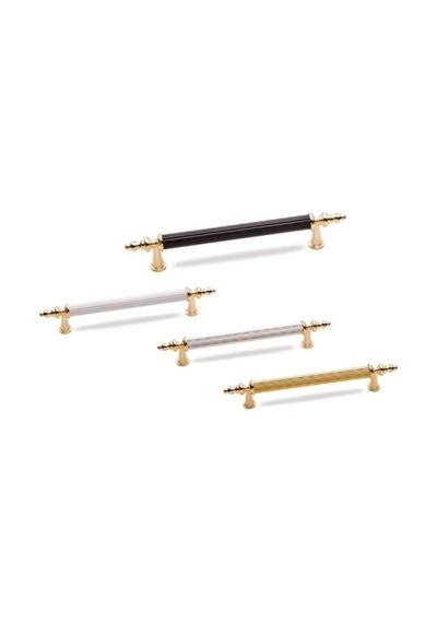 128mm Lüks Aleminyum Metal Boru Kulp Dolap Çekmece Modern Dolap K