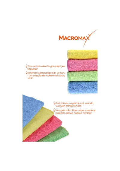 Mikrofiber Temizlik Bezi Ultra Emici Toz Alıcı Yüzey Bezi 3'li Paket Diğer