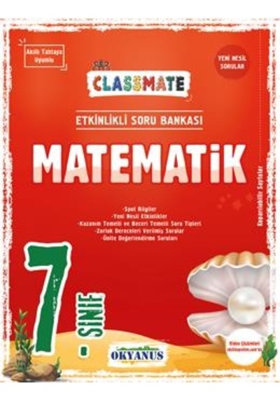 Okyanus Yayınları 7.Sınıf Classmate Matematik Soru Bankası