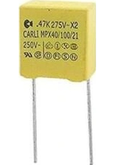 470nf 275vac 15mm Polyester Kondansatör