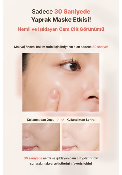 Aydınlık&sıkı Görünüm Sunan Kolajen İçerikli Köpük Maske Menokın 30 Seconds Quick Bubble Mask Lift