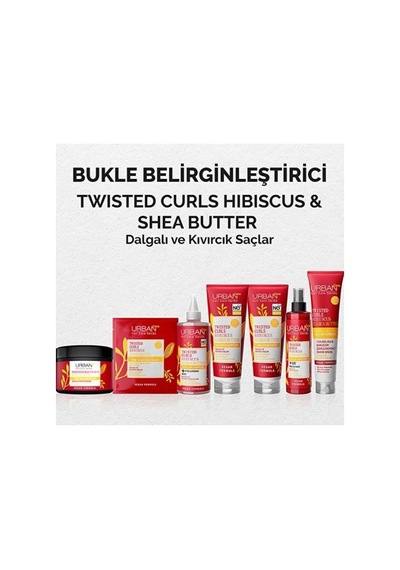 Urban Care Twisted Curls Hibiscus Shea Butter Saç Bakım Maskesi PKT.URBANCARE.053
