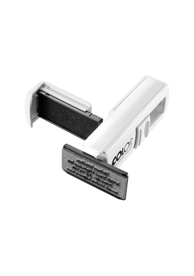 Colop Cep20 Kaşe Beyaz Kasa Mavi Keçe - 14x38mm Renksiz