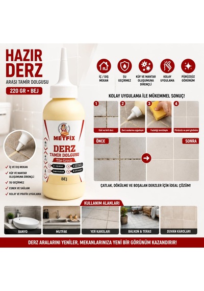 Derz Tamir Dolgusu Bej 220 Gr