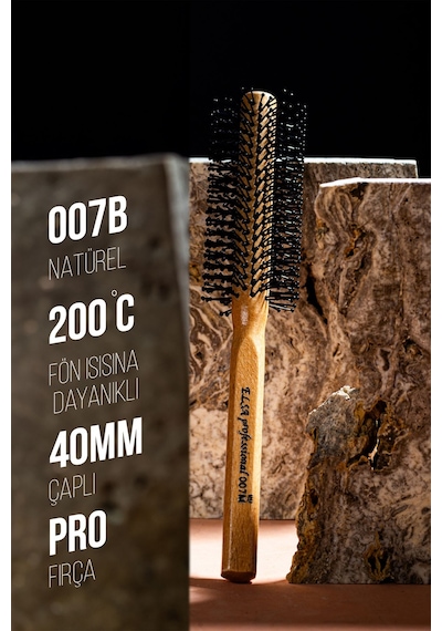 Elsa Professional 007m Natürel Erkek Saç Fırçası