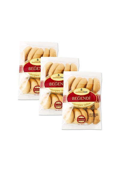 Gazioğlu Üçler Beğendi Fındıklı Şekerpare 240 Gr X 3 Adet