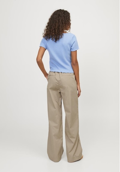 Jack & Jones Kadın Geniş Paça Pantolon - Cali 12248959 Cornstalk Vizon