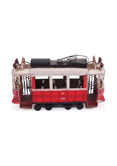 Dekoratif Metal Taksim Tramvay 1104cs-097