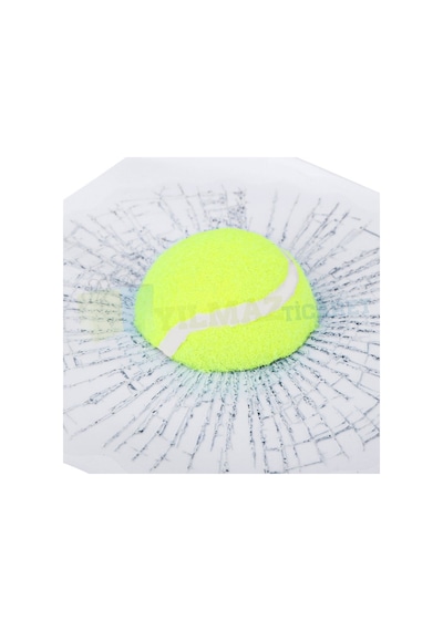Cam Kırık Tenis Topu Oto Sticker Araba Etiket Yapıştırma 3D