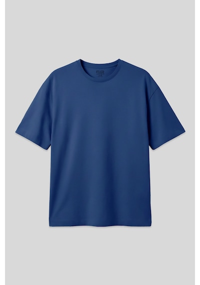 Air Jones Tommy Life Parlament Pamuklu Kalın Yumuşak Dokulu Oversize Fit Basic Erkek T-shirt - 88377 Parlament