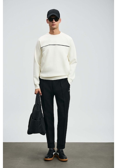 Lufian Kırık Beyaz Erkek Sweatshirt 112030181 Kırık Beyaz