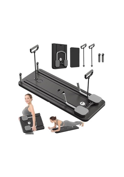 Avessa Reformer-100 Pilates Reformer Seti Siyah Siyah