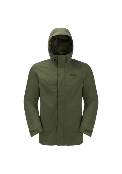 Jack Wolfskin Altenberg 3in1 Erkek Yeşil Outdoor Ceketi Erkek Outdoor Ceketi S10 S10