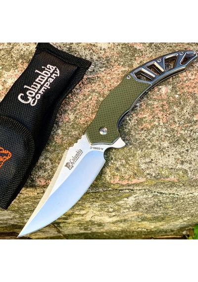 Alsepeteavm A3390-c Fixed Blade Haki Auto Kamp Çakısı Haki