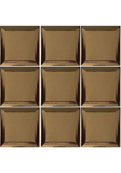 Armada Çini 12,5x12,5 Cm Metro Bronz Çini Seramik Karo