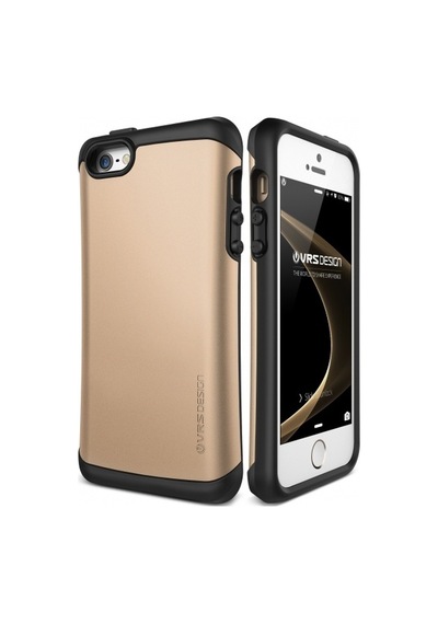 Vrs Apple Uyumlu iPhone 5se İle Hard Drop Kılıf Shine Gold