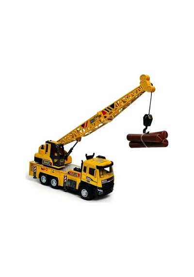 Sesli Ve Işıklı Metal İnşaat Araçları, 1:28 Ölçekli Set
