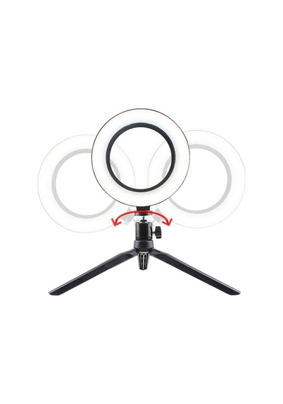 Tr 8inç 20cm Youtube Instagram Tiktok Selfie Stüdyo Video Fotoğraf Ring Light Tripod Led Halka Işık