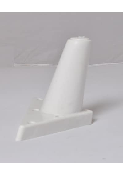Zeygen Sena Plastik Mobilya Baza Koltuk Kanepe Ayak 8 Adet 12 Cm Beyaz