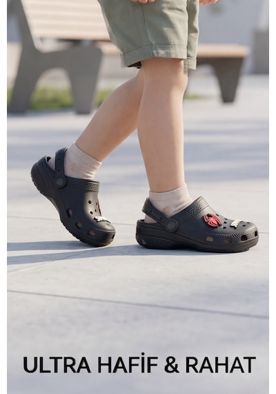 Hero-clog Macera Serisi - Siyah Maske Figürlü Erkek Çocuk - Bebek Terlik Ve Sandalet: Ultra Hafi... Hero-clog Macera Serisi - Siyah Maske Figürlü Erkek Çocuk - Bebek Terlik Ve Sandalet: Ultra Hafi...